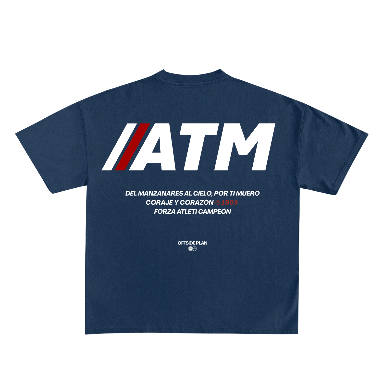 Camiseta "ATM SPORT RACE"- Azul Marino