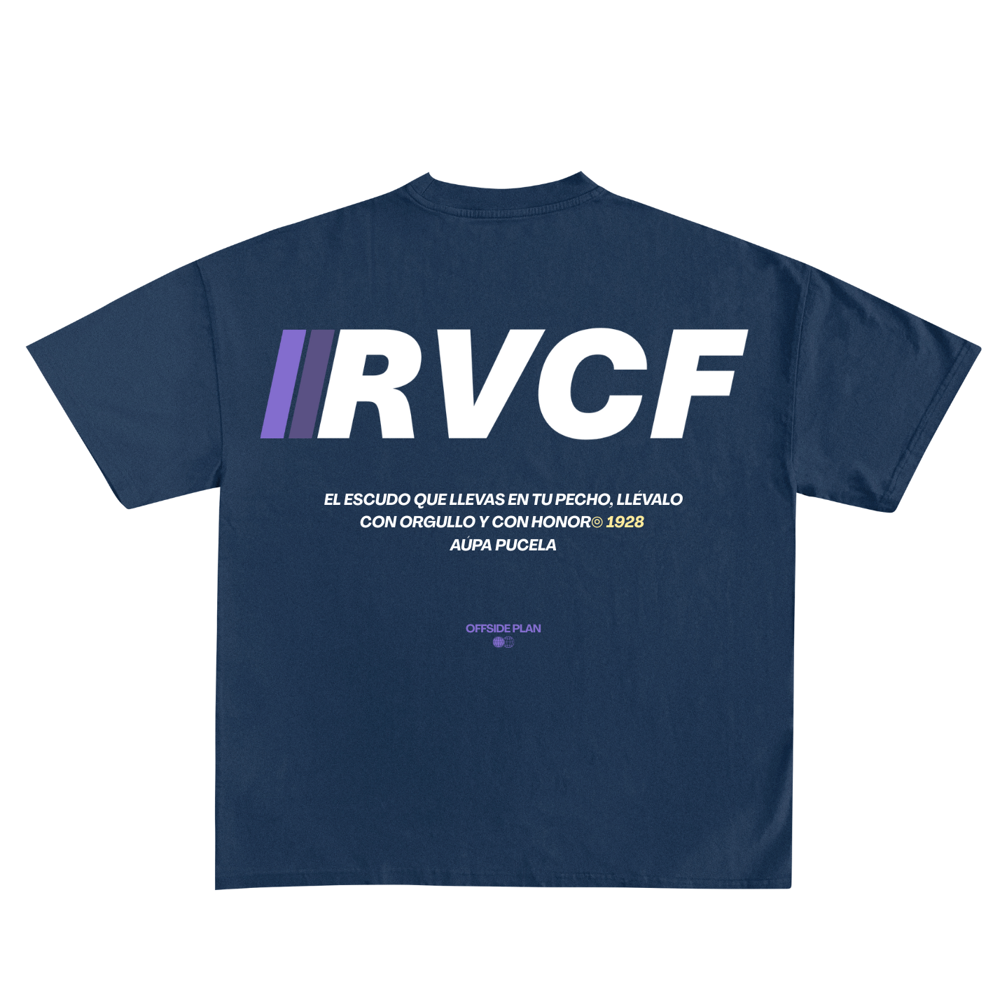 Camiseta "RVCF RACE SPORT"- Azul marino