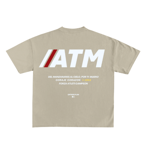 Camiseta "ATM SPORT RACE"- Sand