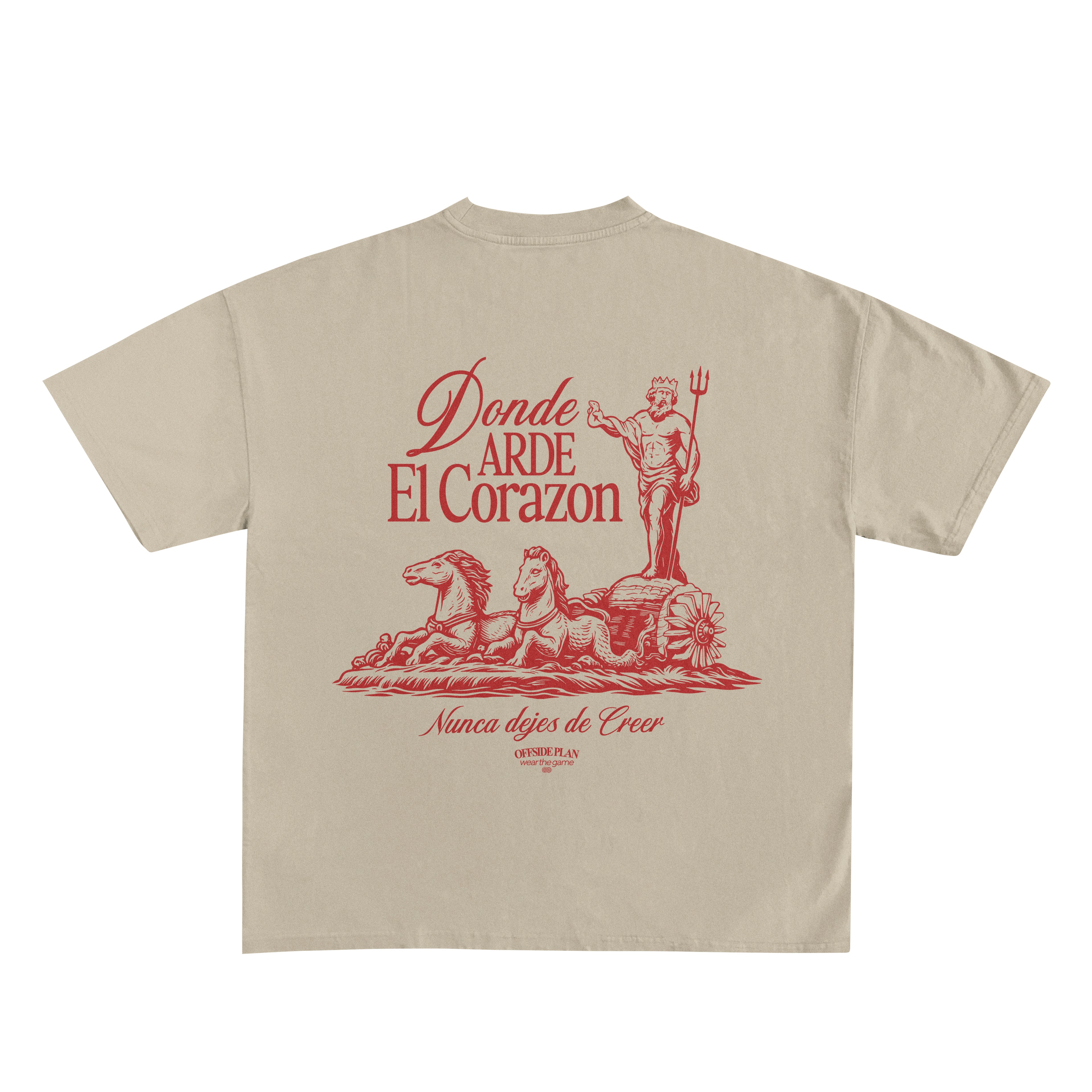 Camiseta "Donde arde el corazón"- Sand