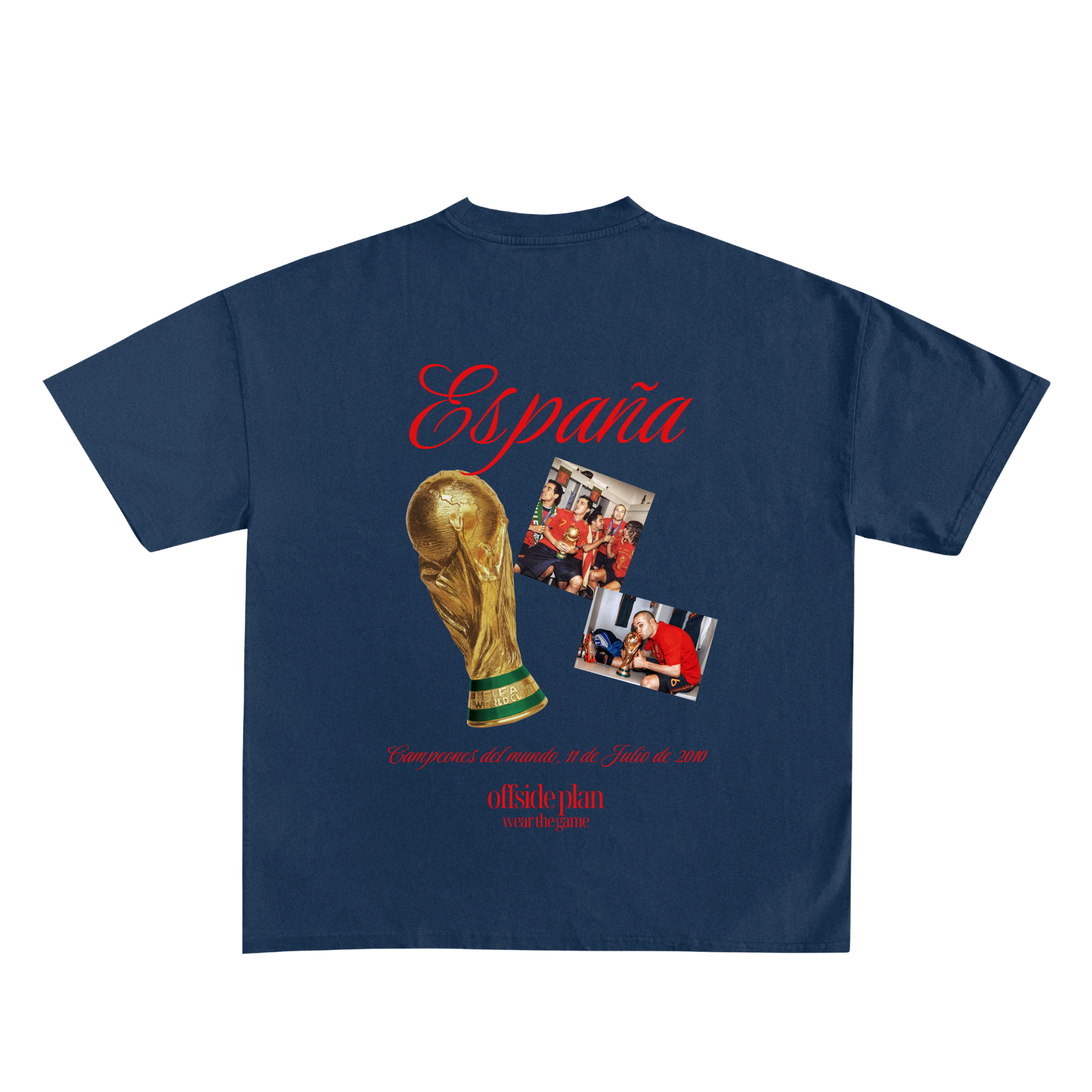 Camiseta "Debí tirar más fotos" - Azul Marina