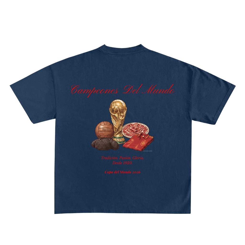 Camiseta "Campeones" - Azul Marino