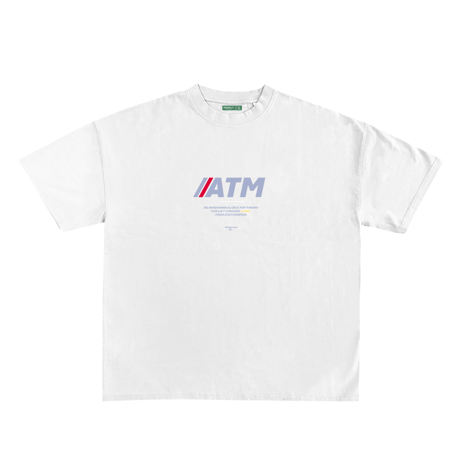 Camiseta "ATM SPORT RACE"- Blanca