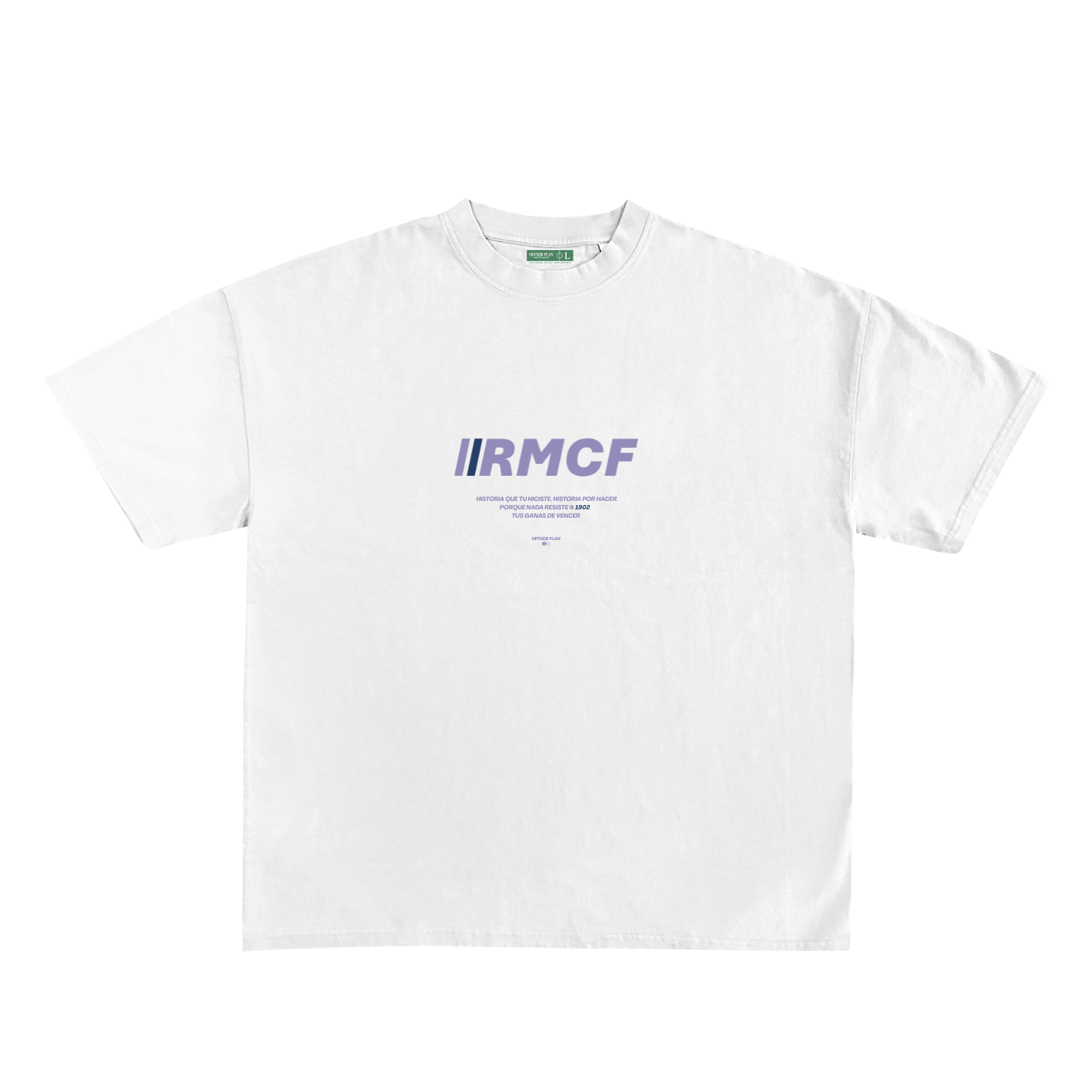Camiseta "RMCF SPORT RACE" -Blanca