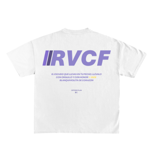 Camiseta "RVCF RACE SPORT"- Blanca