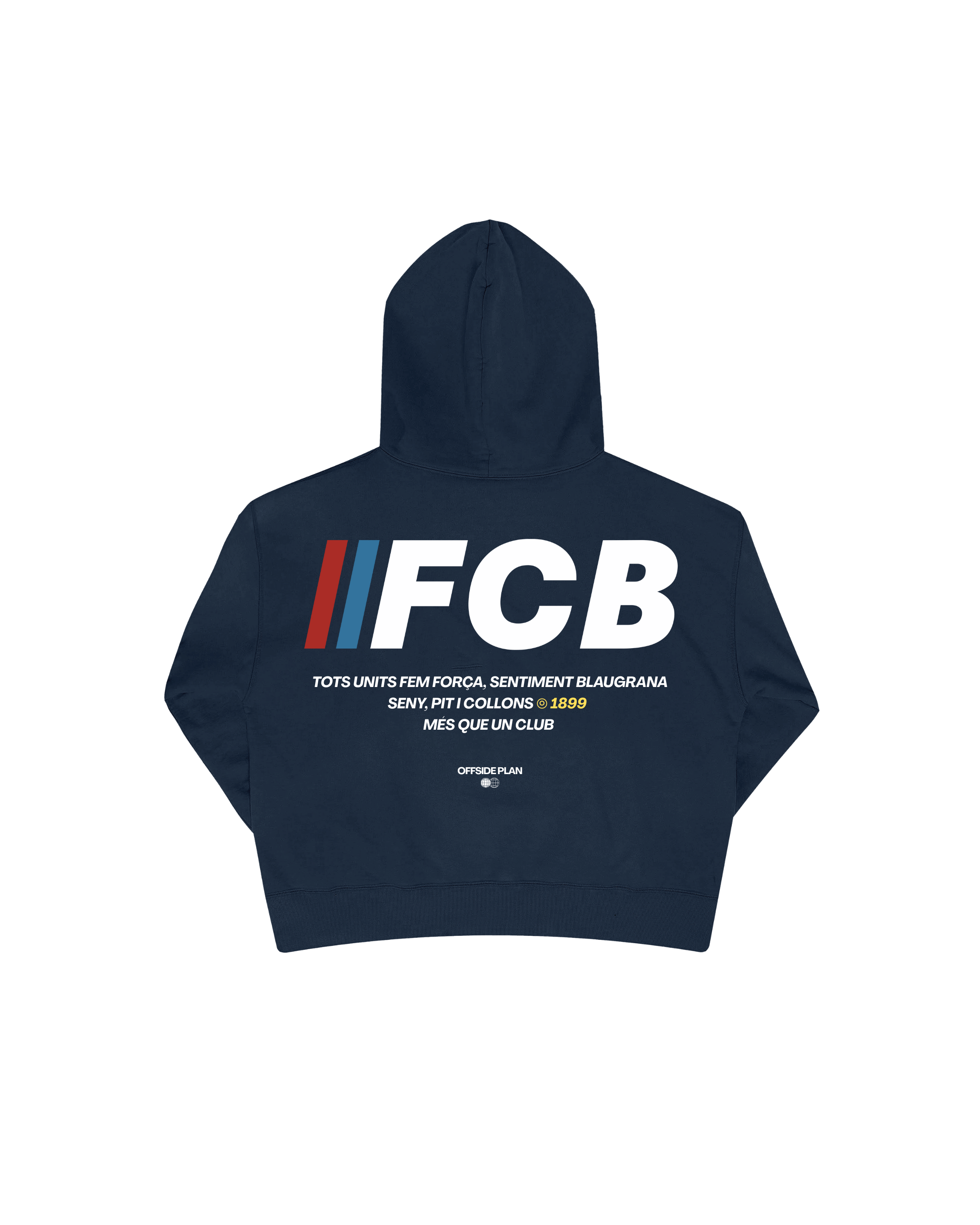 Sudadera "FCB RACE SPORT" -Azul Marino