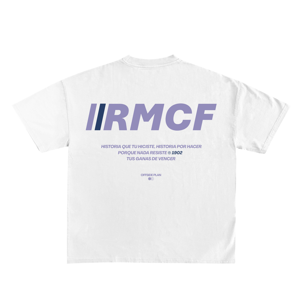 Camiseta "RMCF SPORT RACE" -Blanca
