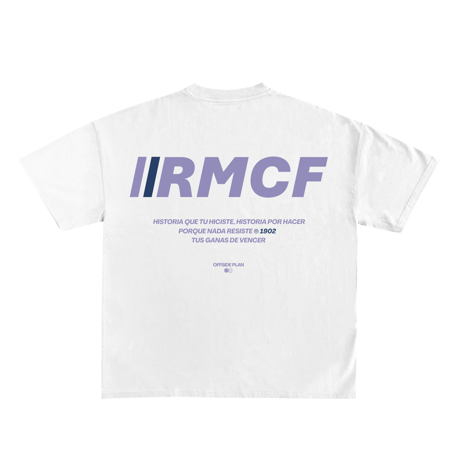 Camiseta "RMCF SPORT RACE" -Blanca