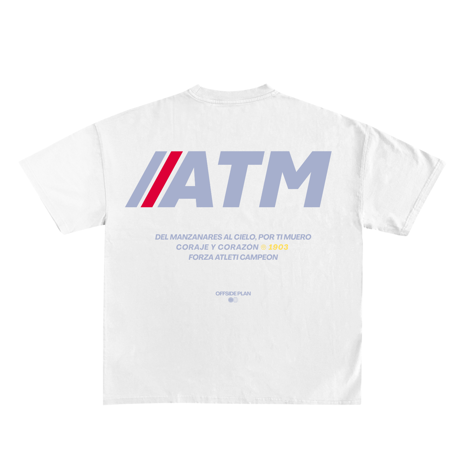 Camiseta "ATM SPORT RACE"- Blanca