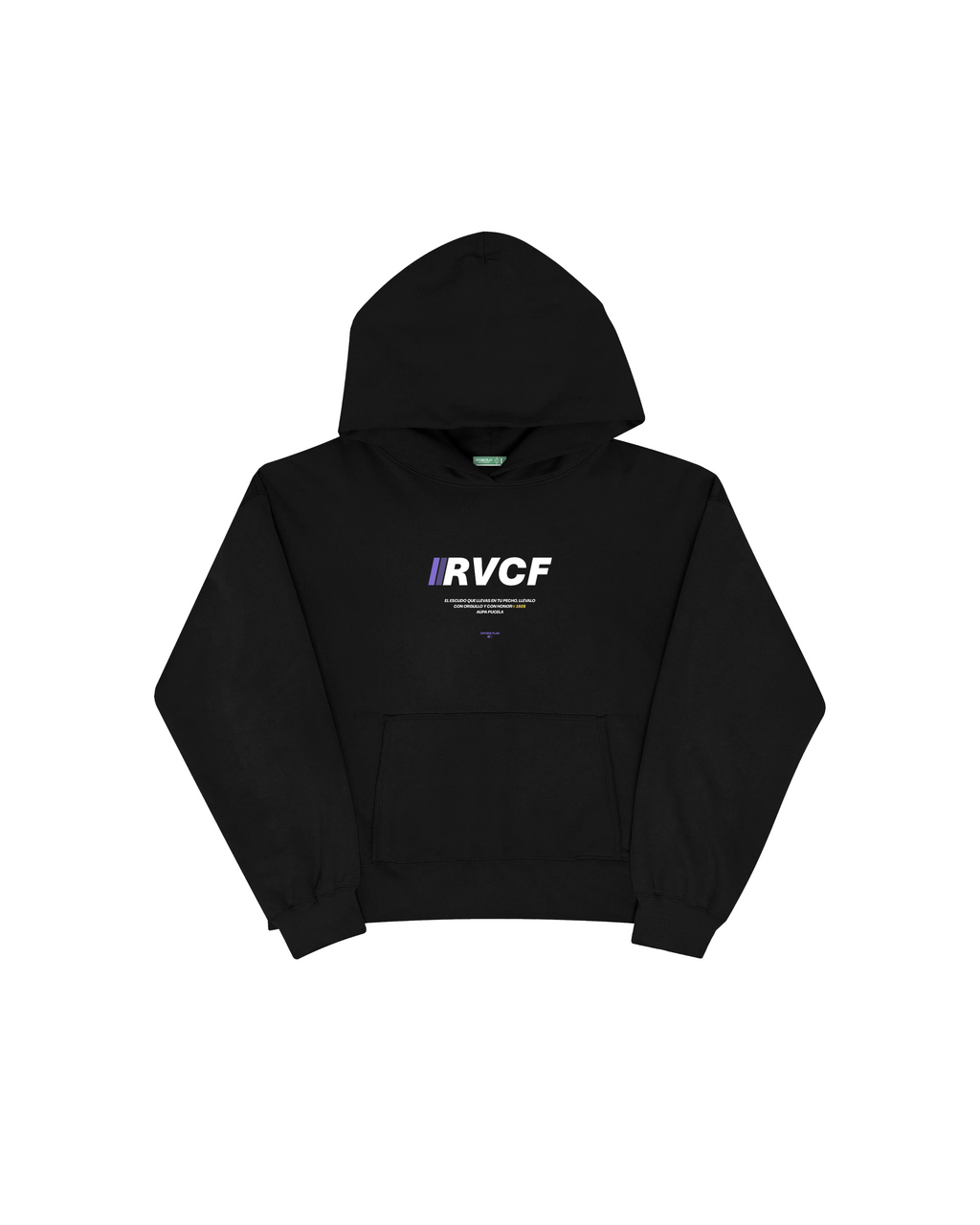 Sudadera "RVCF RACE SPORT"- Negra