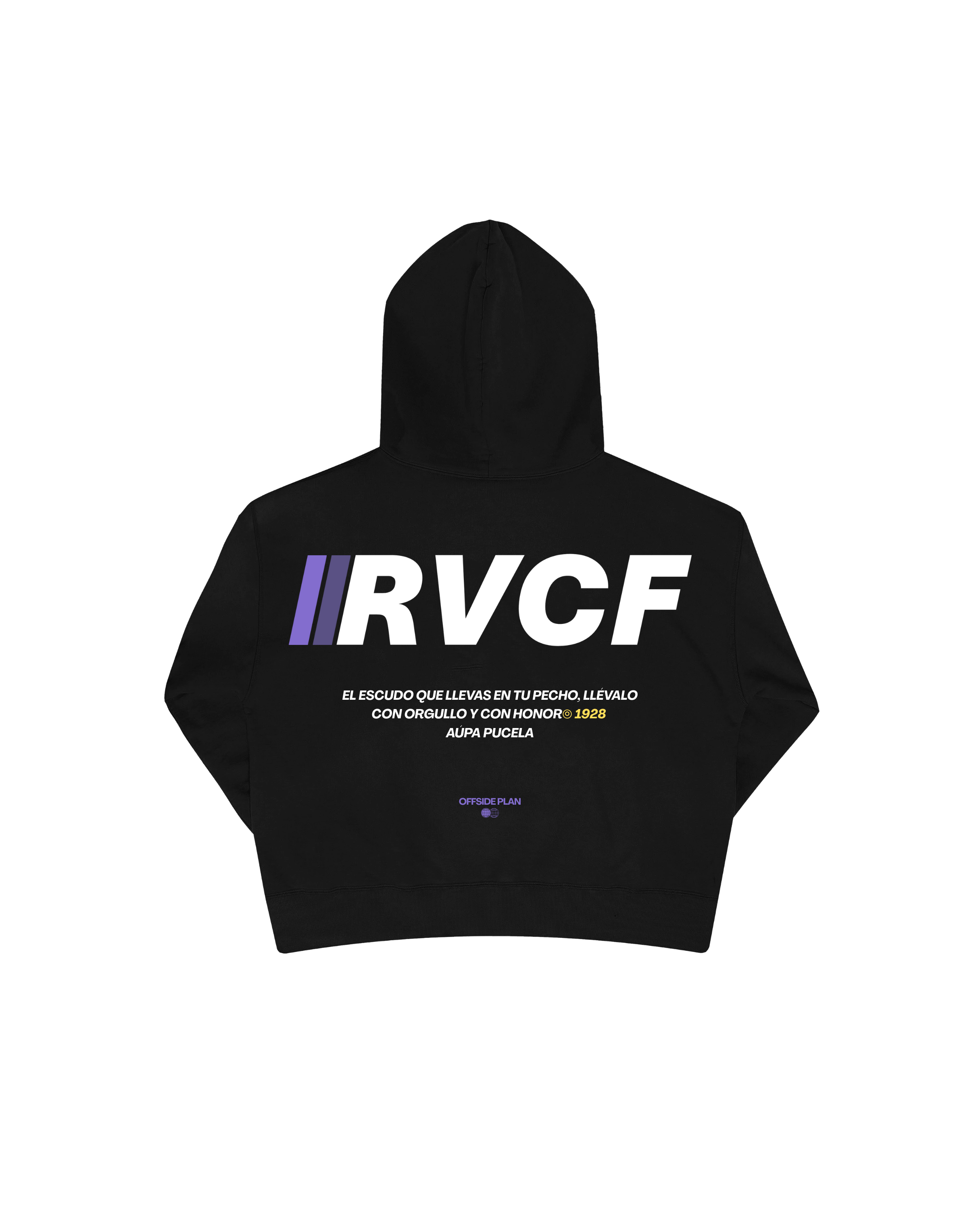 Sudadera "RVCF RACE SPORT"- Negra