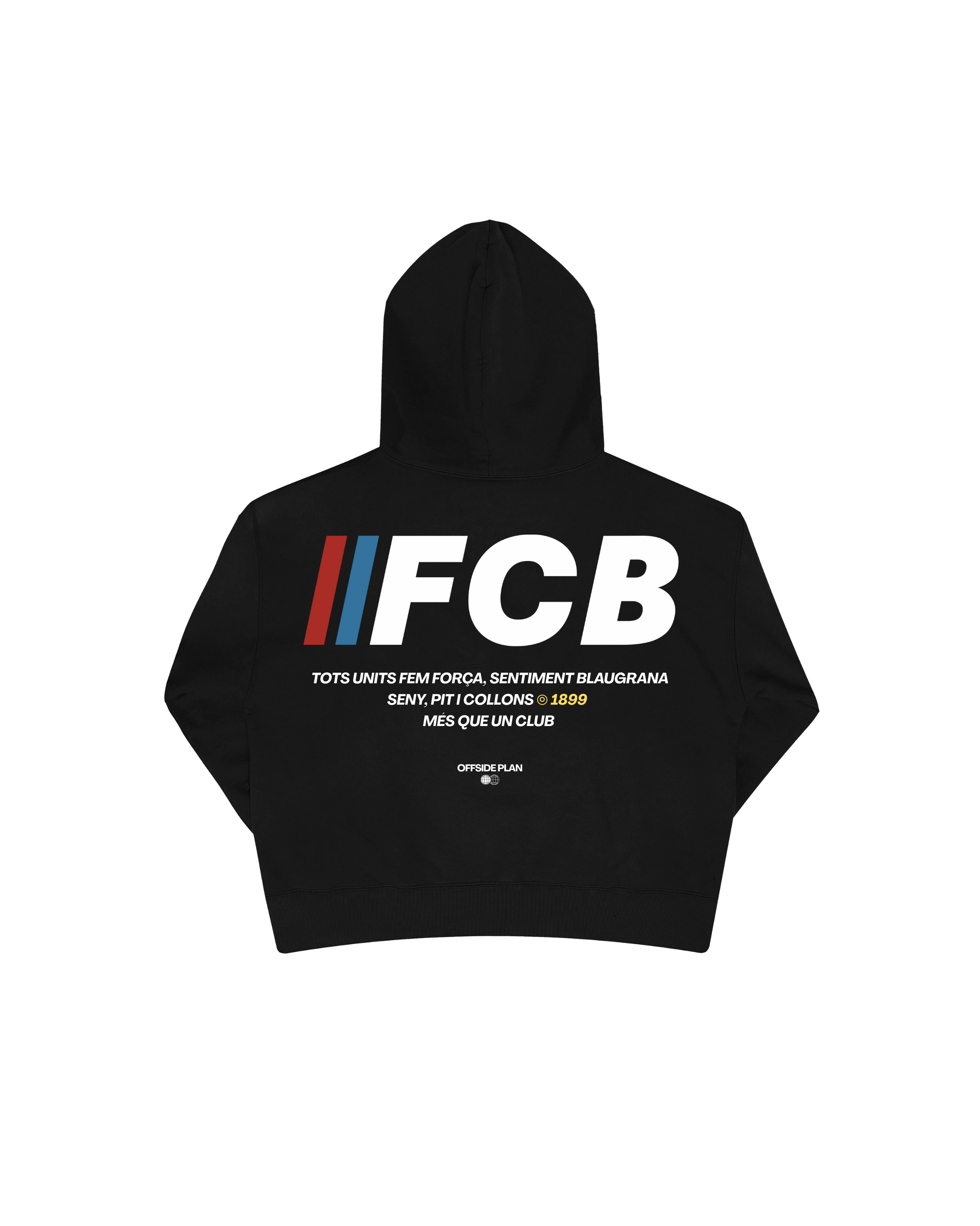 Sudadera "FCB RACE SPORT" -Negra