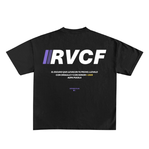 Camiseta "RVCF RACE SPORT"- Negra