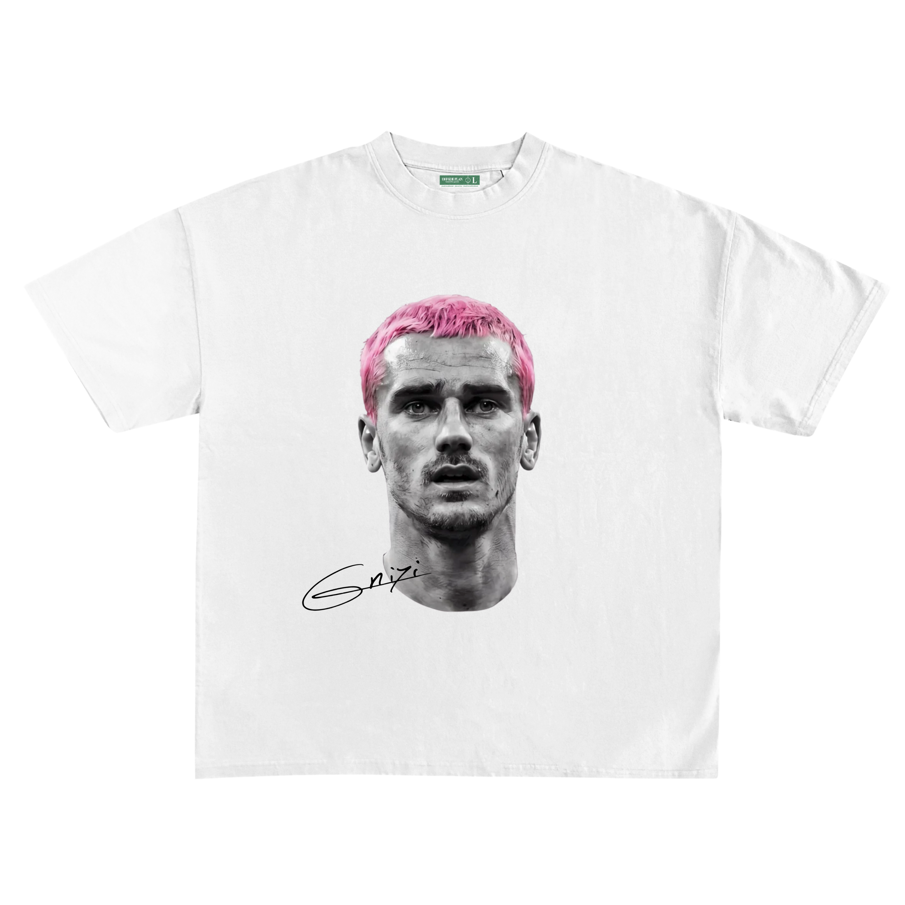 Camiseta "GRIZZI FACE"- Blanca