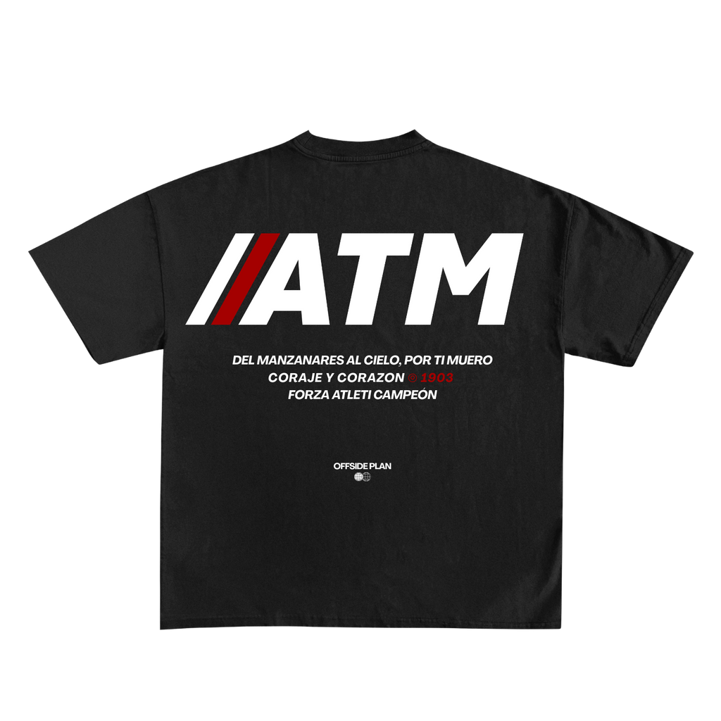Camiseta "ATM SPORT RACE"- Negra