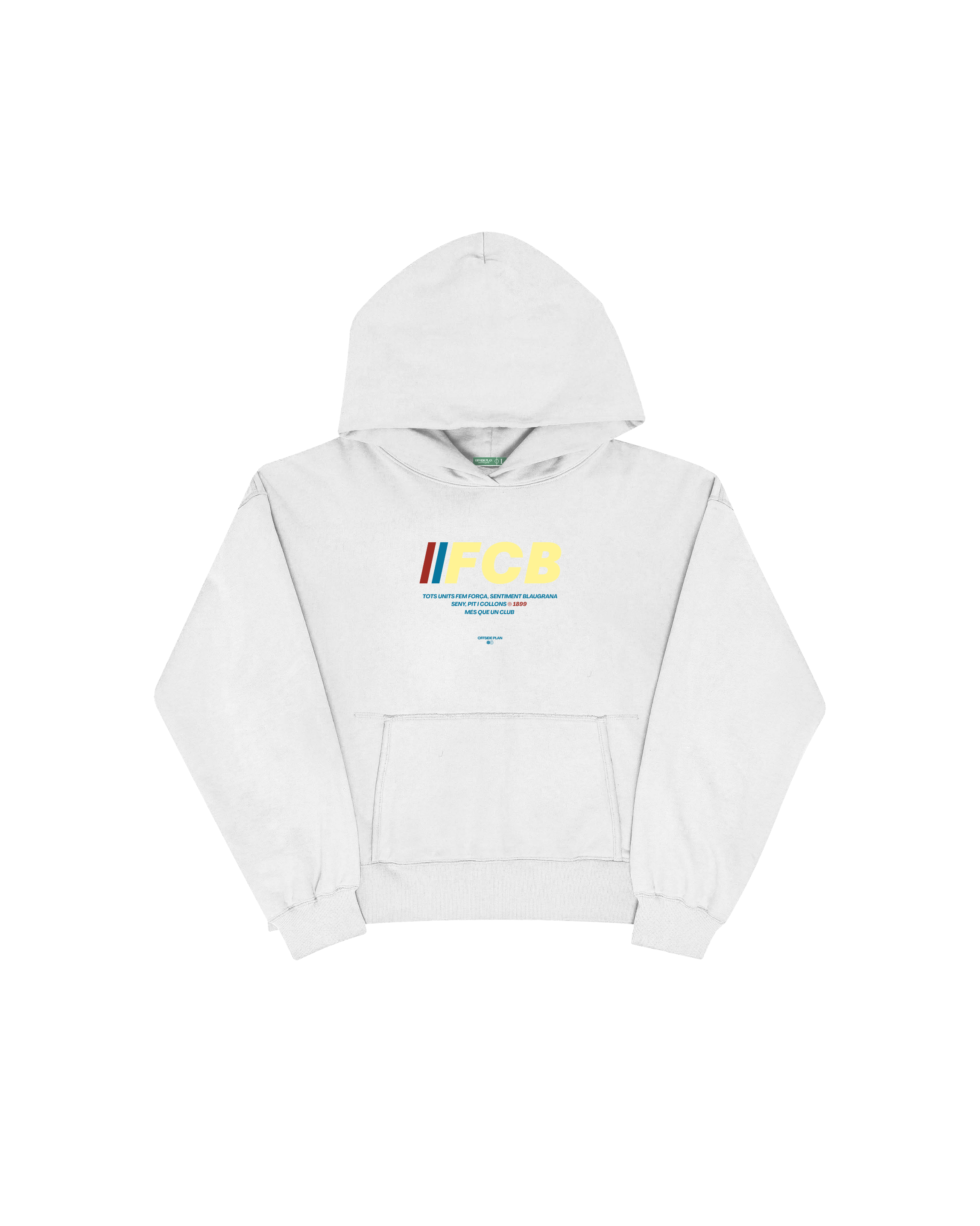 Sudadera "FCB RACE SPORT" -Blanca