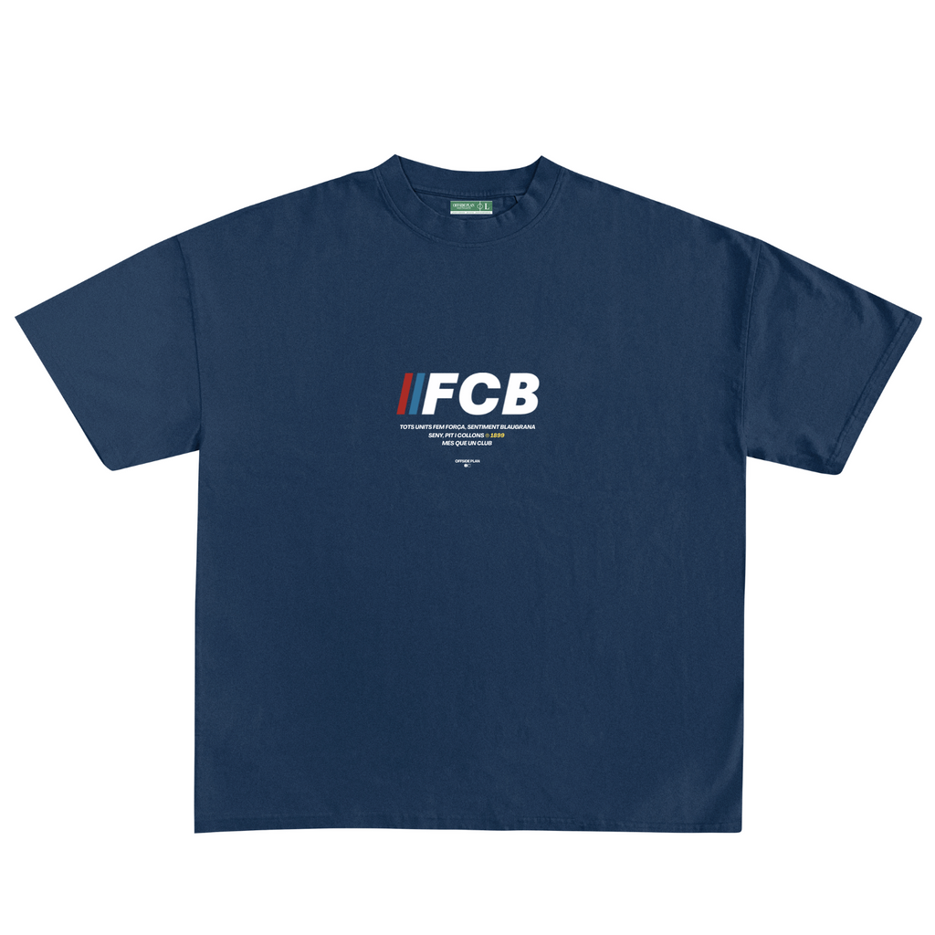 Camiseta "FCB" - Azul Marino