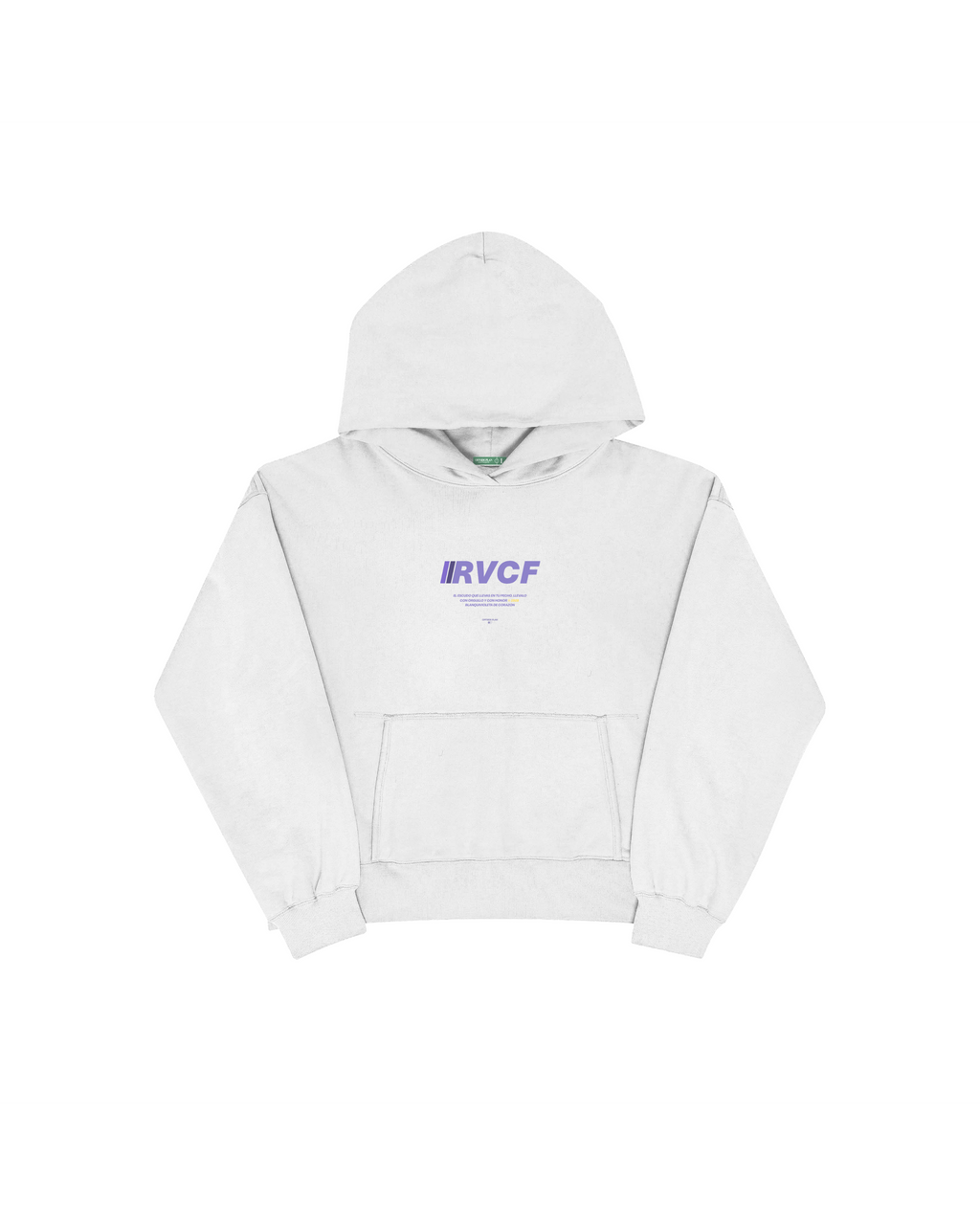 Sudadera "RVCF RACE SPORT"- Blanca