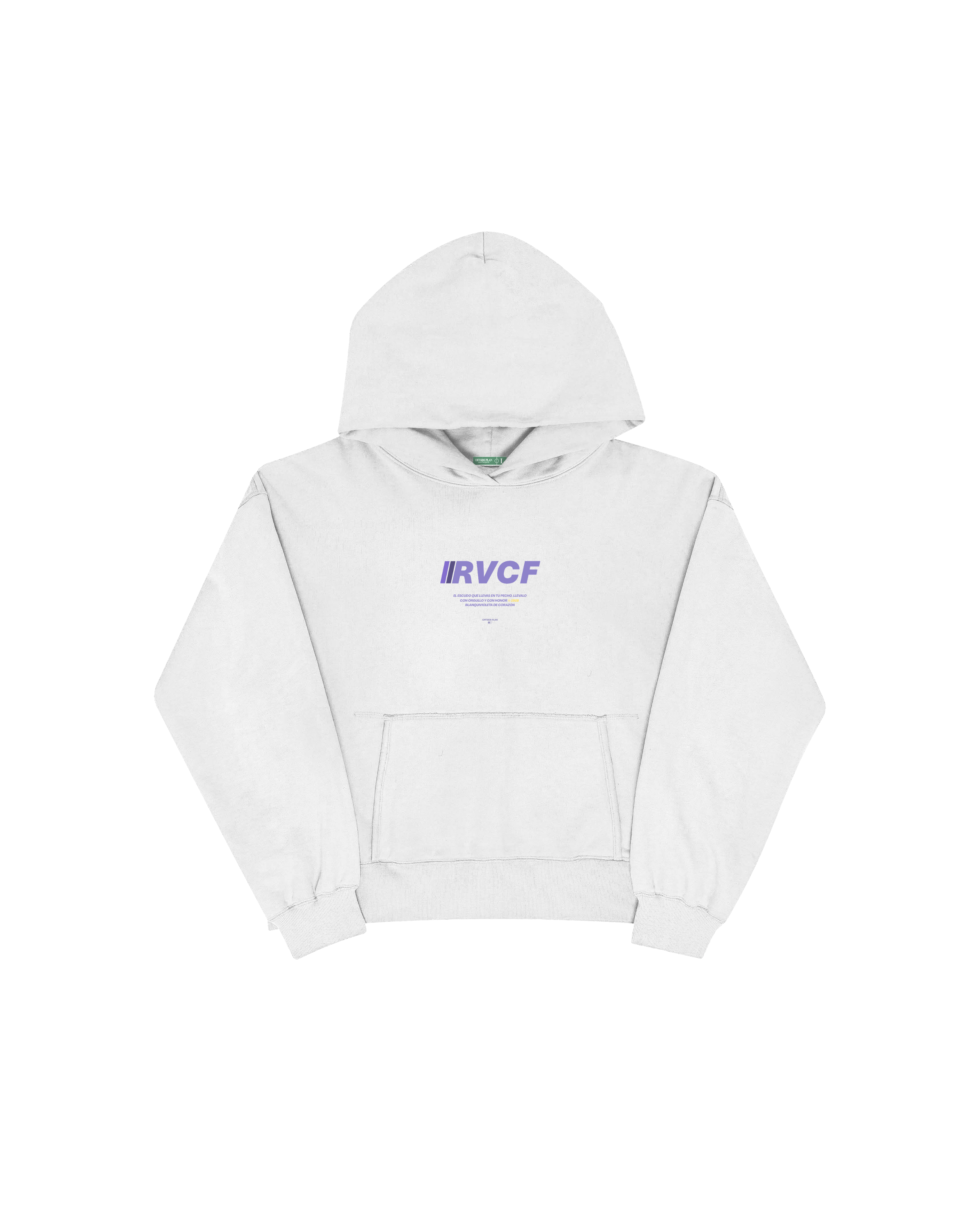 Sudadera "RVCF RACE SPORT"- Blanca