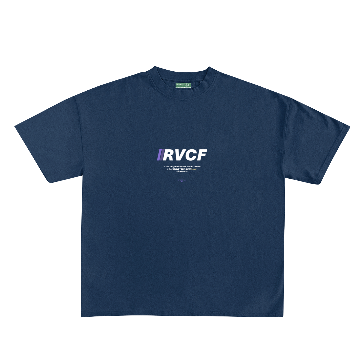 Camiseta "RVCF RACE SPORT"- Azul marino