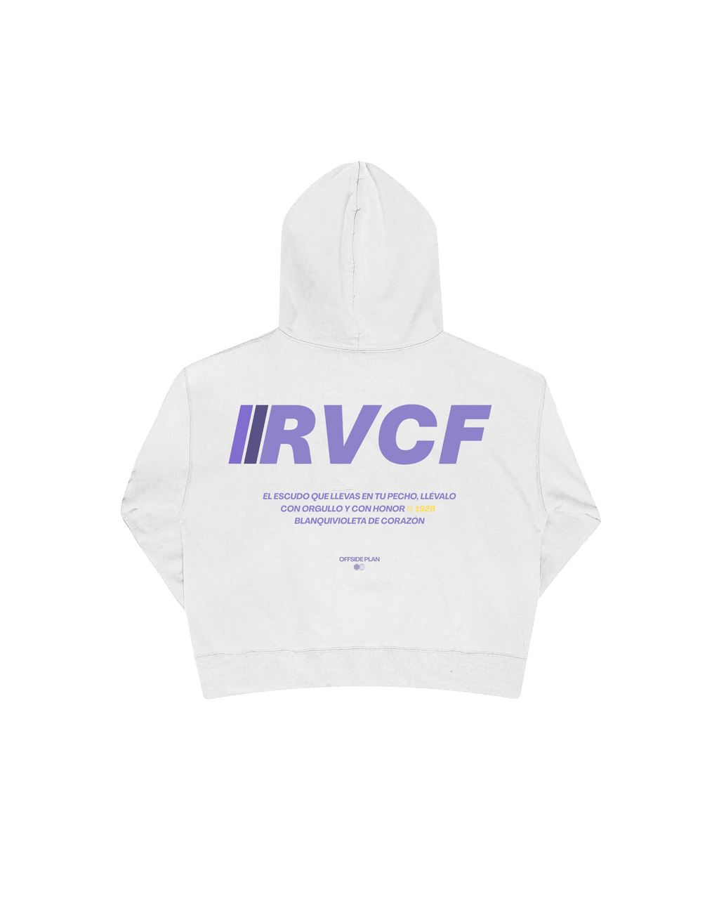 Sudadera "RVCF RACE SPORT"- Blanca