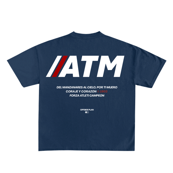 Camiseta "ATM SPORT RACE"- Azul Marino