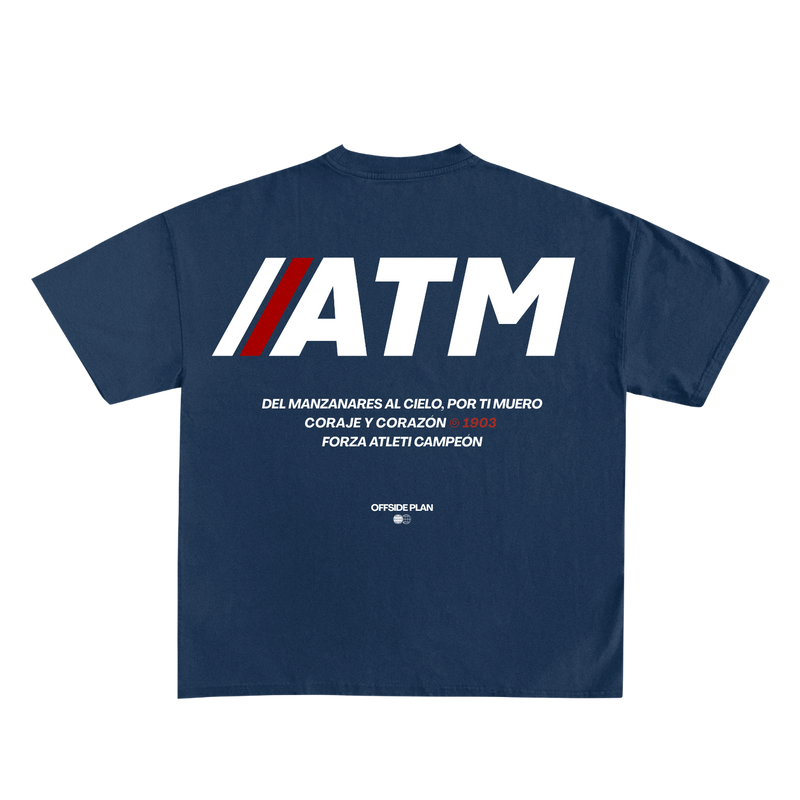 Camiseta "ATM SPORT RACE"- Azul Marino