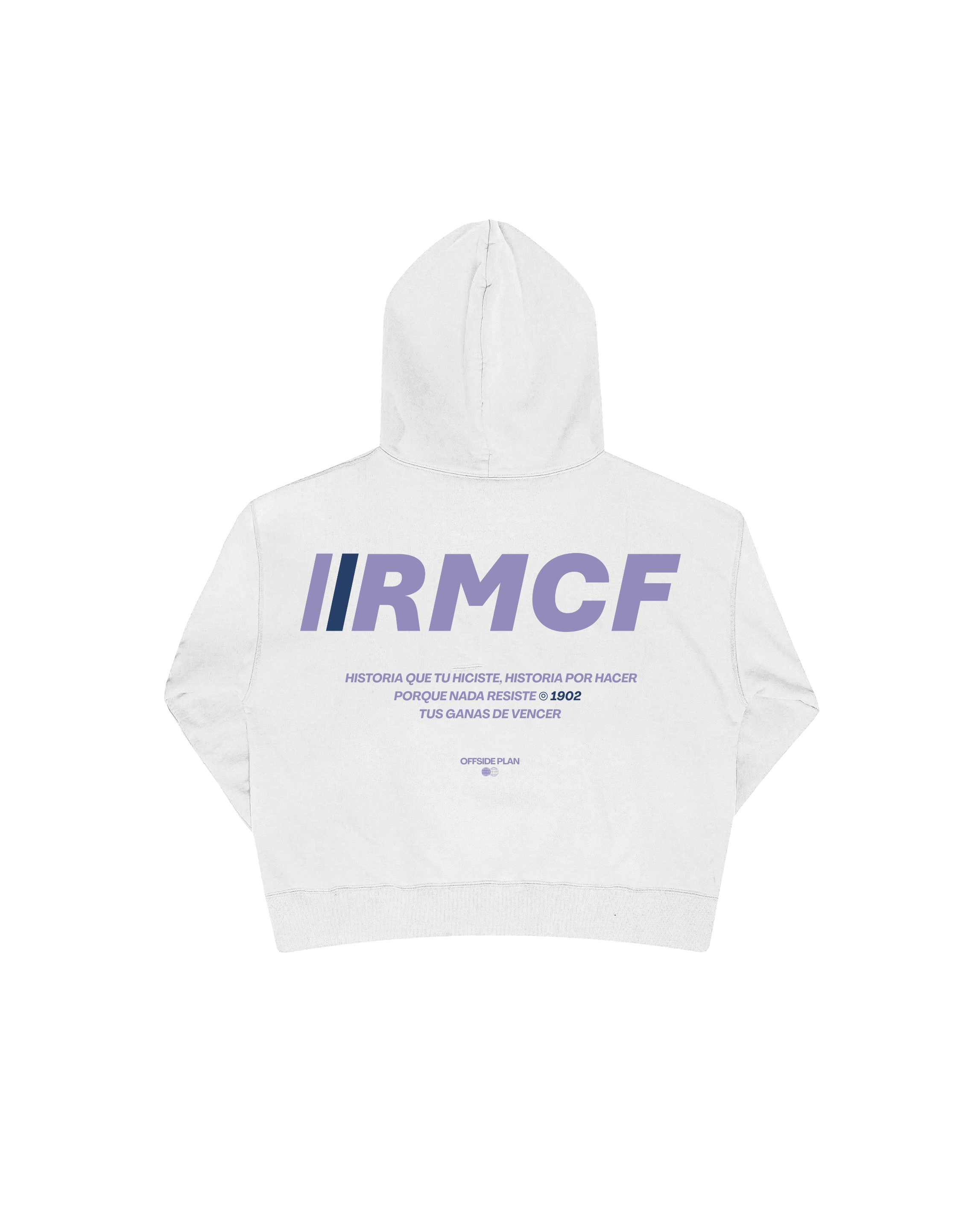 Sudadera "RMCF SPORT RACE" - Blanca