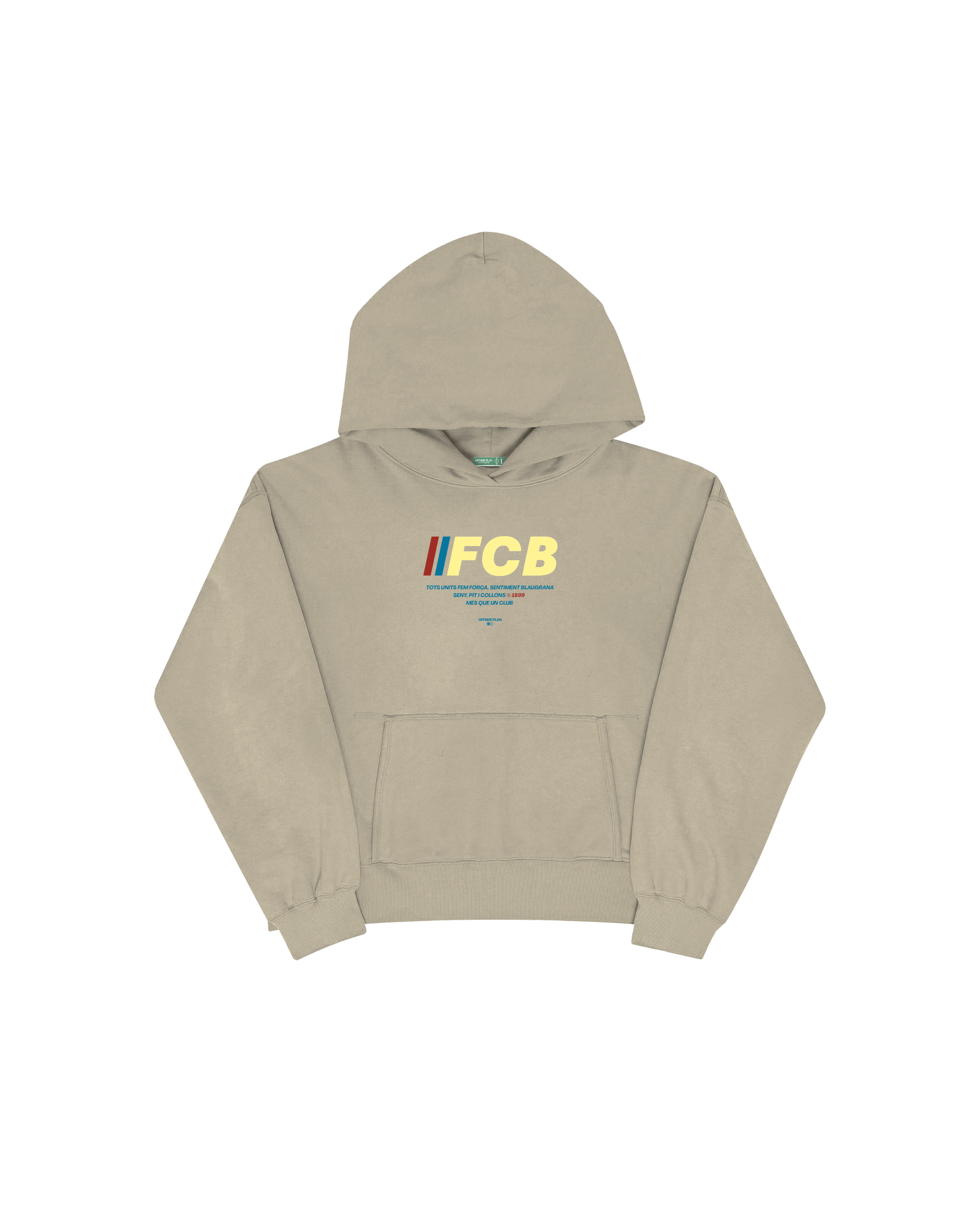 Sudadera "FCB RACE SPORT" -Sand