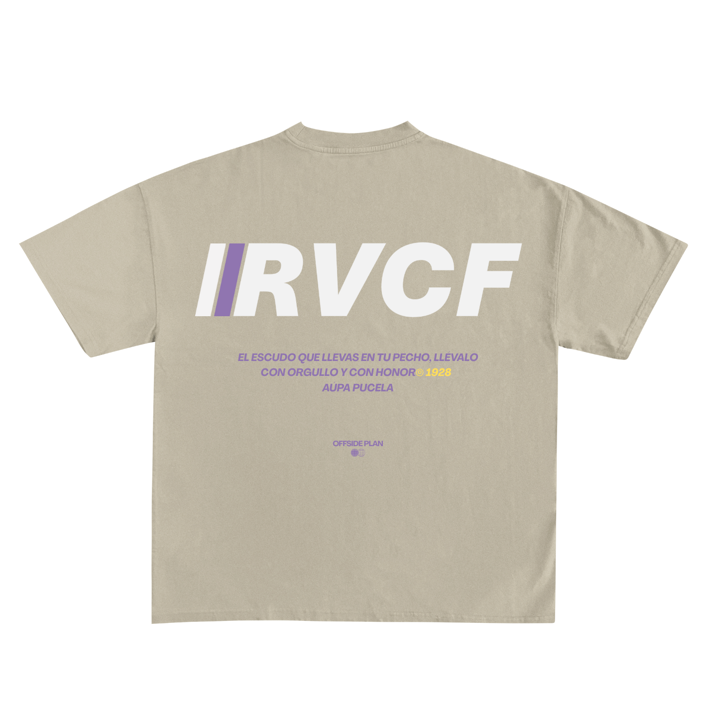 Camiseta "RVCF RACE SPORT"- Sand