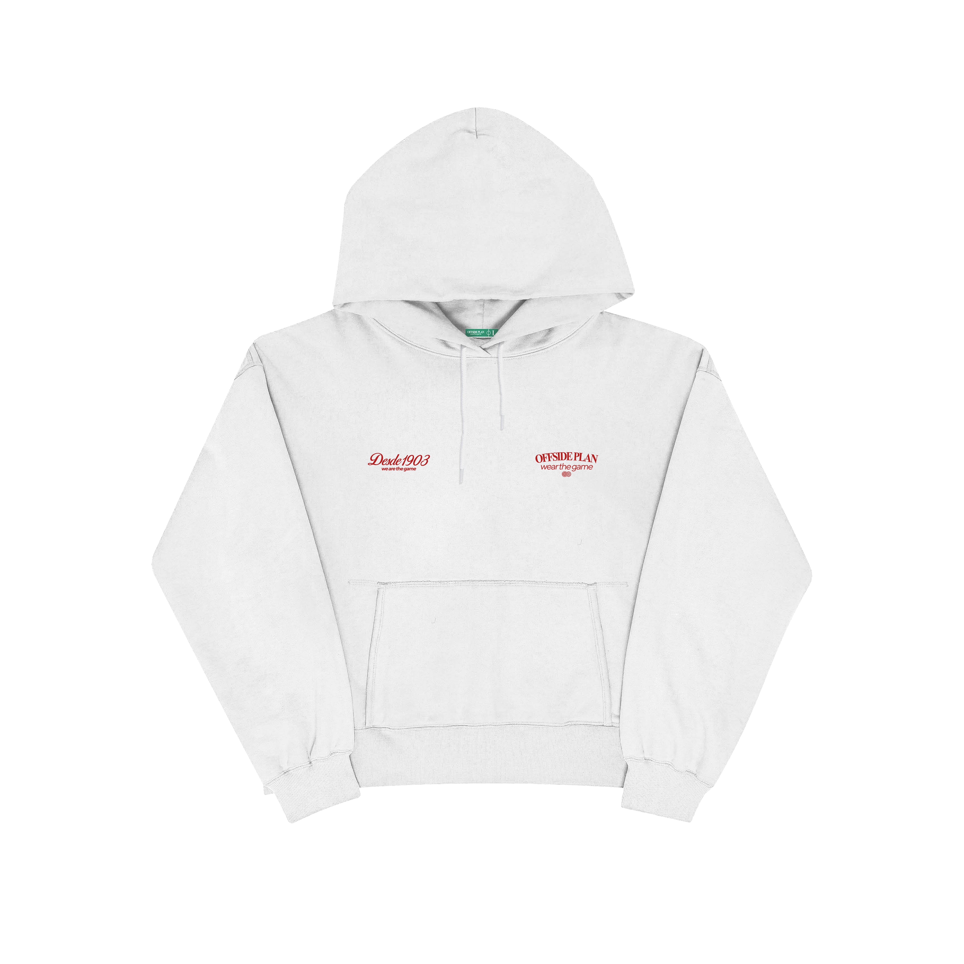 Sudadera "Donde el arde el corazón" - Blanco