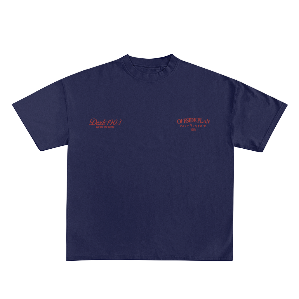 Camiseta "Donde arde el corazón"- Azul Marina