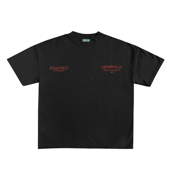 Camiseta "Donde arde el corazón"- Negra