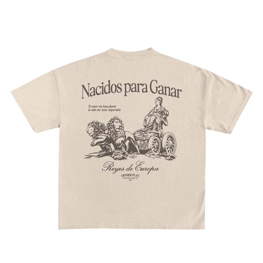 Camiseta "Nacidos para ganar" - Sand