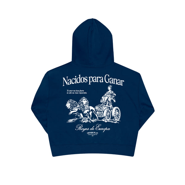 Sudadera "Nacidos para ganar" - Azul Marino