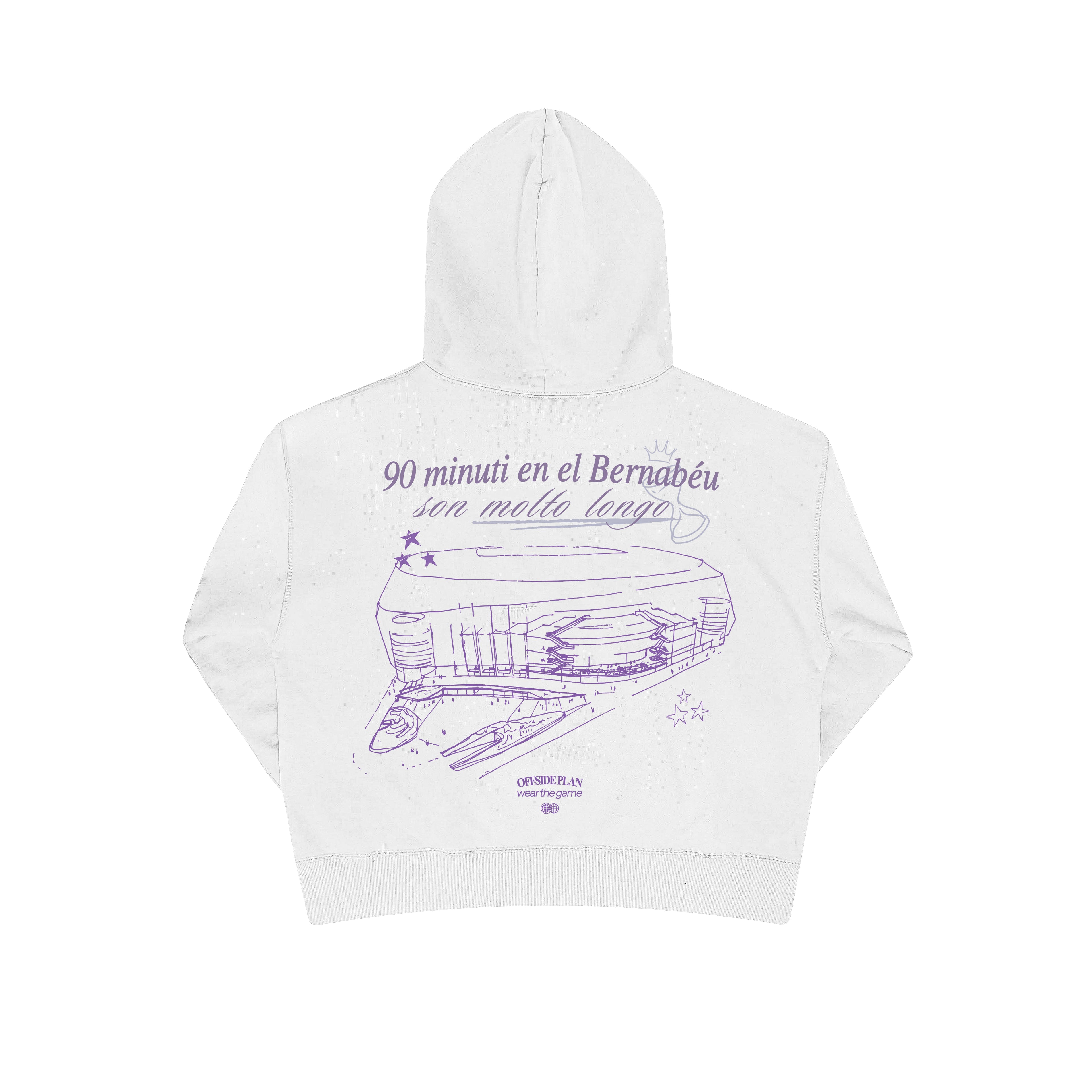 Sudadera "90 minuti" - Blanco