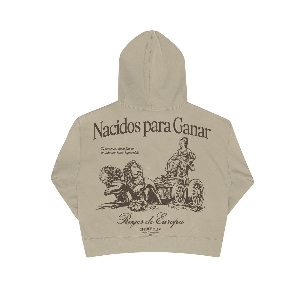 Sudadera "Nacidos para ganar" - Sand