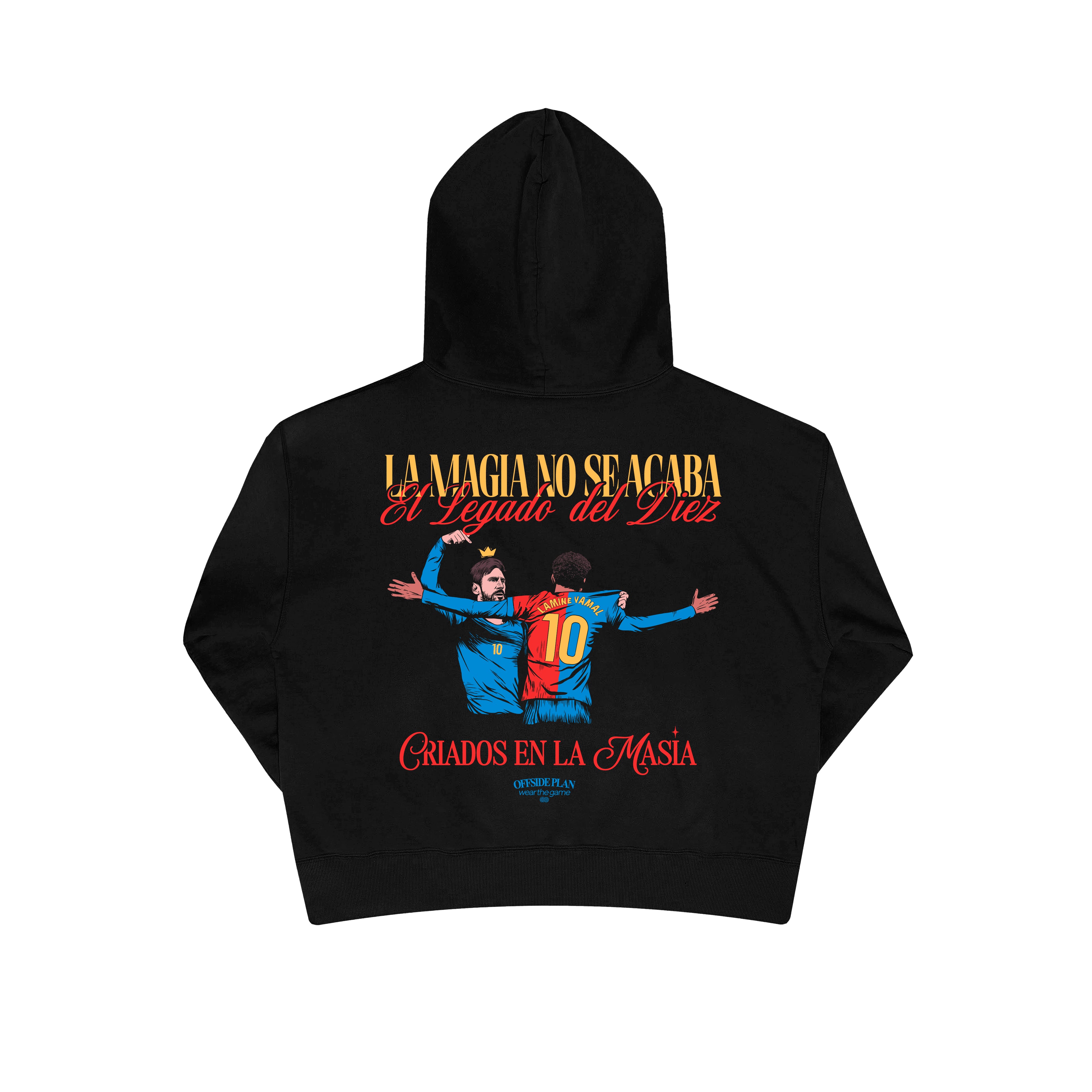 Sudadera "Lamine & Messi" - Negro