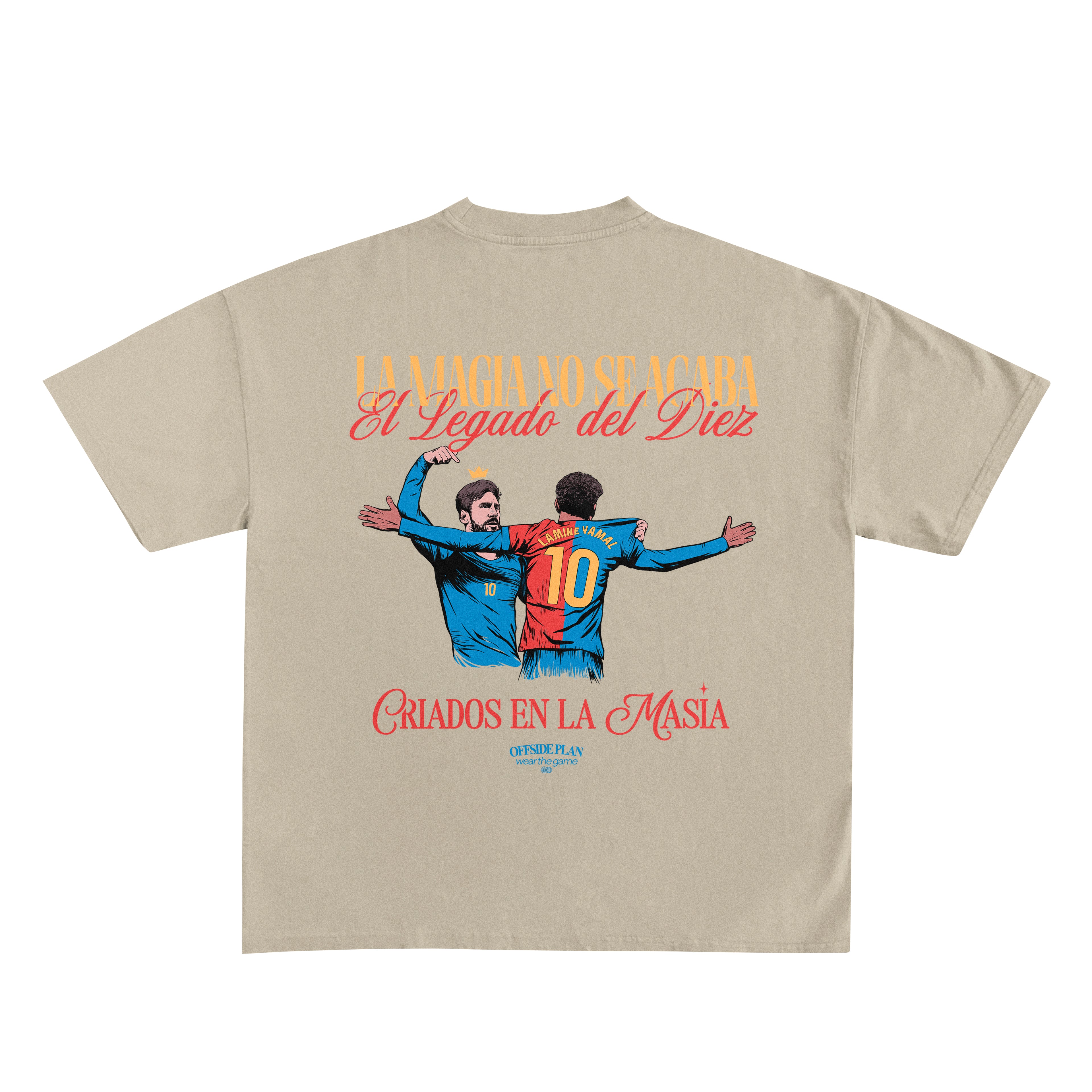 Camiseta "Lamine & Messi" - Sand
