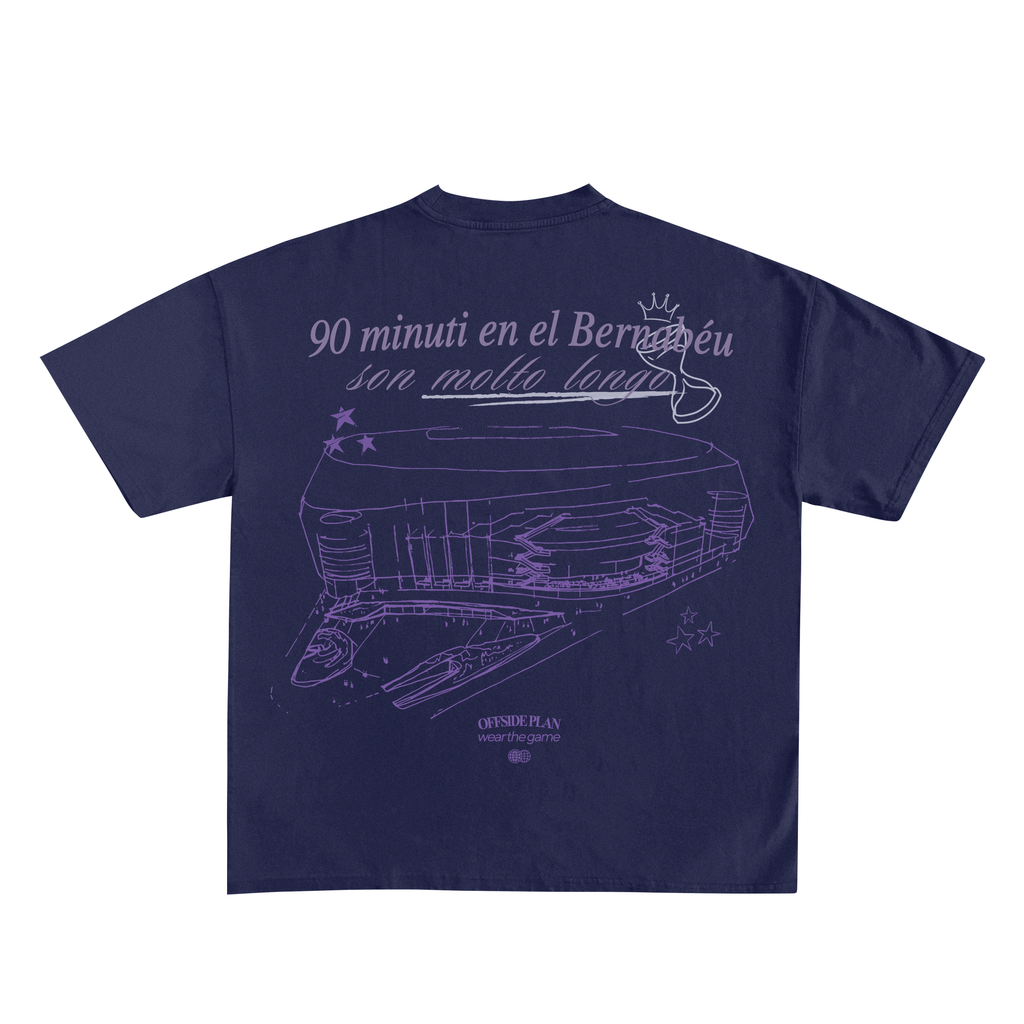 Camiseta "90 minuti" - Azul Marino