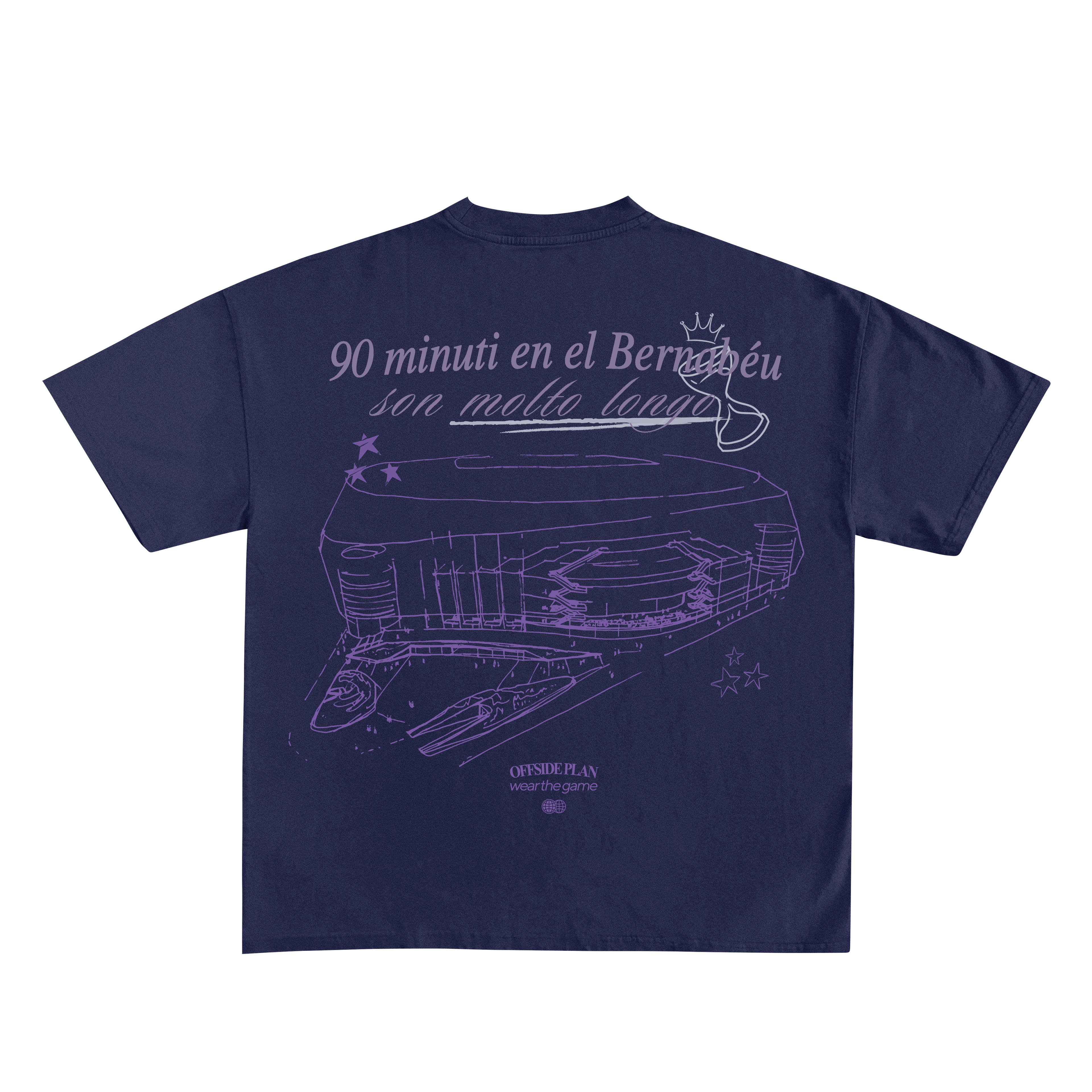 Camiseta "90 minuti" - Azul Marino