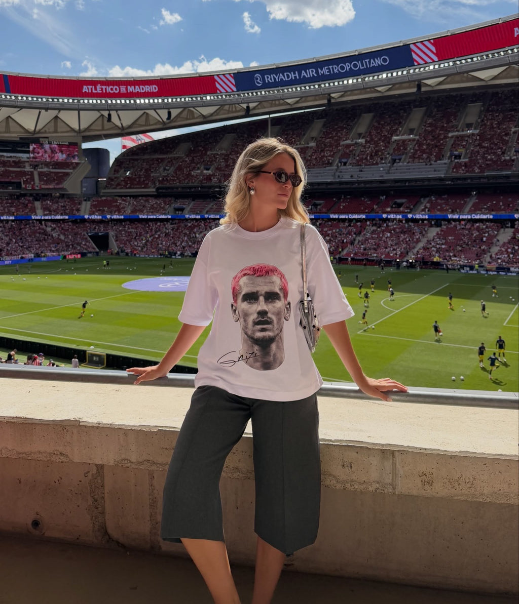 Camiseta "GRIZZI FACE"- Blanca